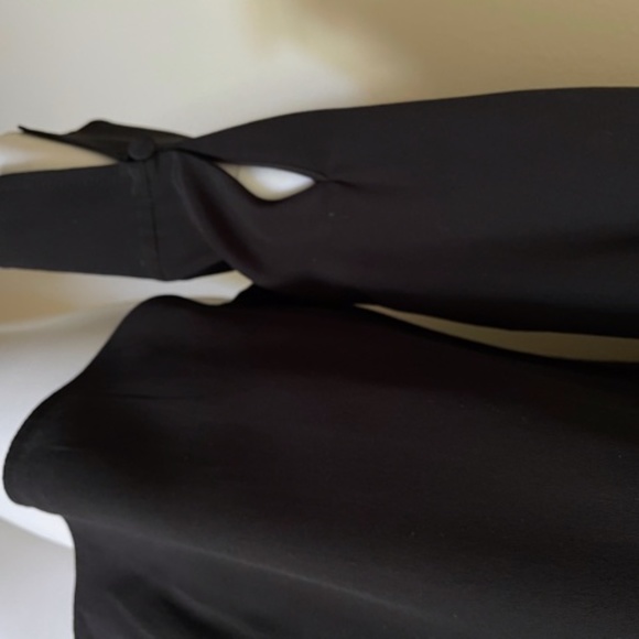 Chloe black button down sheer blouse - Picture 6 of 8